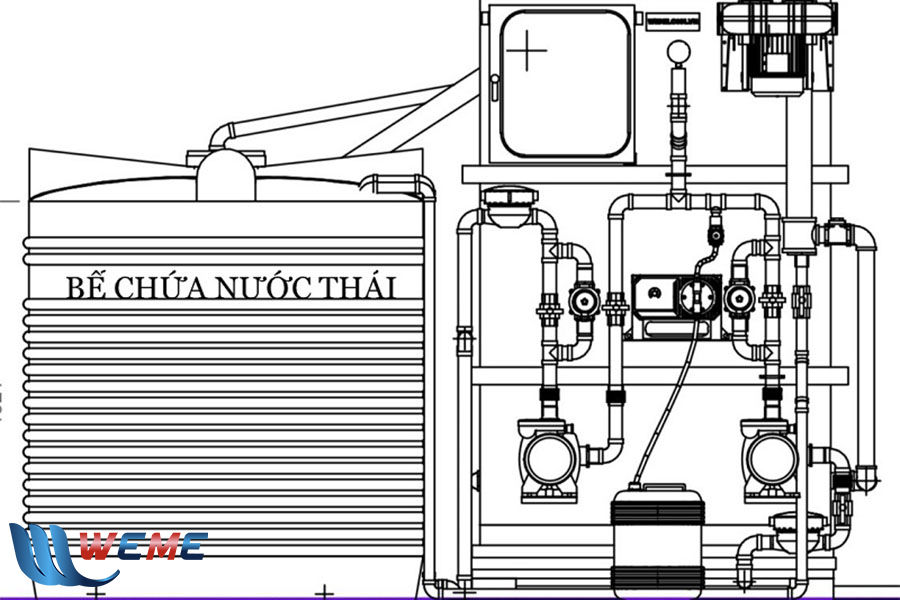 Cấu tạo module xử lý nước thải sinh hoạt