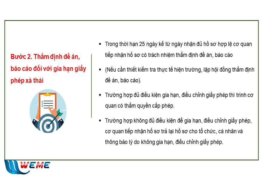 Trình tự gia hạn giấy phép xả thải - Bước 2